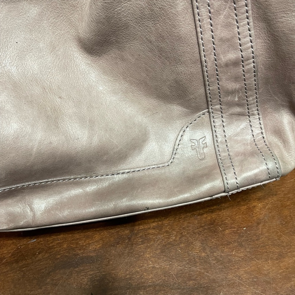 FRYE MELISSA satchel Pull-Up Leather Tote Carryall Shoulder Bag Shopper purse - Picture 7 of 16